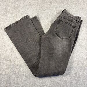 John J. Galt Brandy Melville Dark Gray Wash Flared Denim Jeans Womens Small EUC